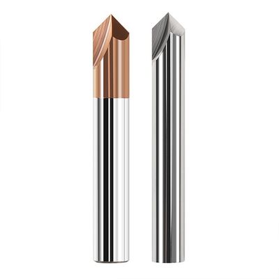 Tungsten Carbide End Mill với góc 90 ° và Chamfer cho chế biến hình dạng phẳng trong thép và hợp kim nhôm