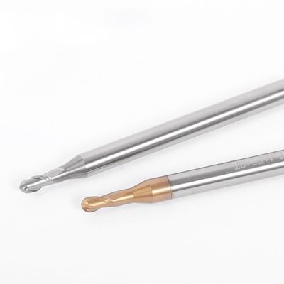 Tungsten Carbide End Mill với chiều dài sáo 2-8mm, đường kính thân 4mm và chiều dài tổng thể 50mm để gia công chính xác