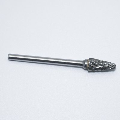 3mm loại L chính xác cao sáng không phủ Carbide Rotary Burr cho gia công kim loại