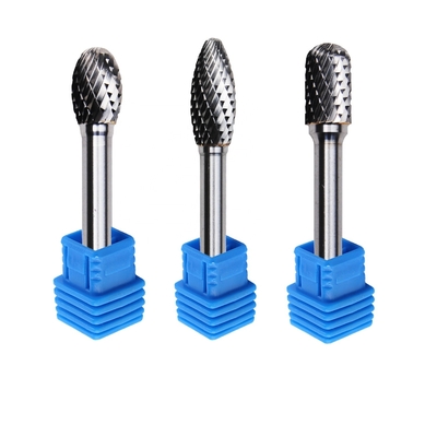 12 Collet Đơn cắt đôi Carbide Tệp quay vòng Hình dạng xoay Loại B