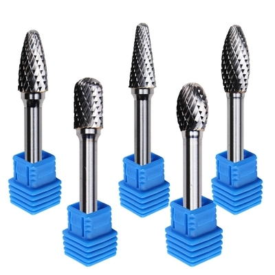 3mm 6mm Vonfram thép Yg8 Carbide Burr quay cho máy cắt lõm hình cầu gỗ