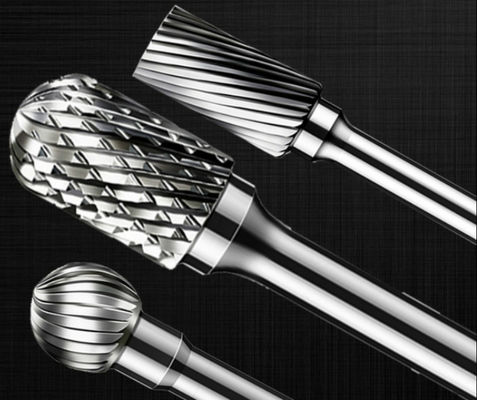 Máy vòng bi quay Vonfram cacbua Burr Hình nón Cây Chống mài mòn