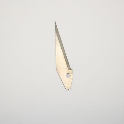 Tùy chỉnh xi măng Tungsten Carbide hợp kim tam giác lỗ duy nhất vị trí Blade vải phim cắt máy công nghiệp dao