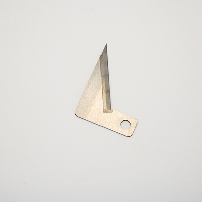 Custom Cemented Tungsten Carbide Alloy Triangle Single Hole Positioning Blade Fabric Film Slitting Industrial Machine Knife