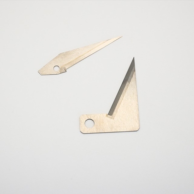 Custom Cemented Tungsten Carbide Alloy Triangle Single Hole Positioning Blade Fabric Film Slitting Industrial Machine Knife