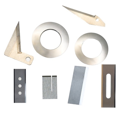 Custom Cemented Tungsten Carbide Alloy Triangle Single Hole Positioning Blade Fabric Film Slitting Industrial Machine Knife