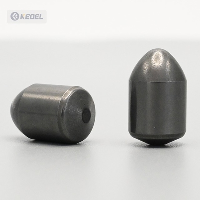 YG8 YG11C lớp đen tùy chỉnh xi măng Tungsten Carbide hợp kim hình trụ nút elip răng cho dầu khoan bit