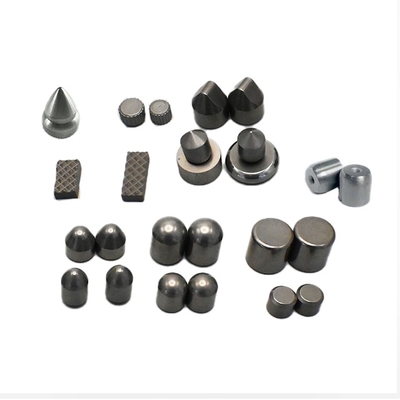 Đơn vị thạch kim Tungsten Carbide hợp kim hình trụ trên cùng nút nhăn răng cho khoan bit YG8 YG9 YG11 YG13