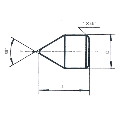 Đơn vị thạch kim Tungsten Carbide hợp kim hình trụ trên cùng nút nhăn răng cho khoan bit YG8 YG9 YG11 YG13