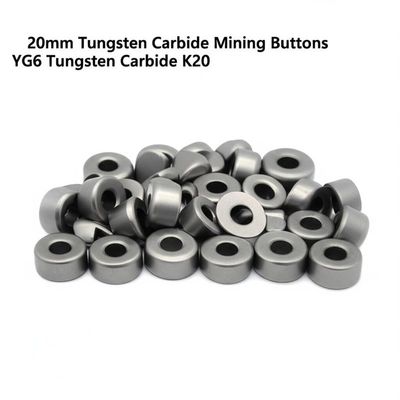 YG6 Tungsten Carbide Mining Buttons Diameter 20mm Chứng nhận ISO9001