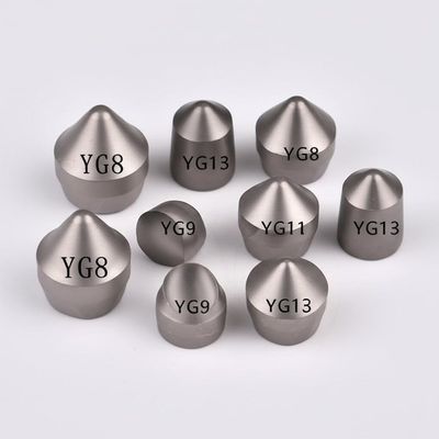 YG8 YG9 YG11 Nút Tungsten Carbide cho các giàn khoan dầu 14,9g/cm3 mật độ