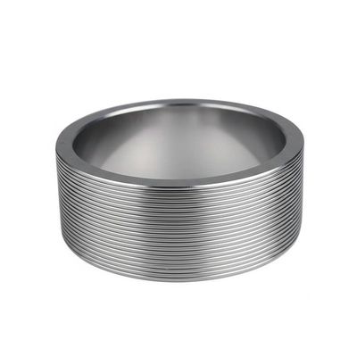 8mm Tungsten Carbide Roll Rings Ribbed Surface cho dây tốc độ cao