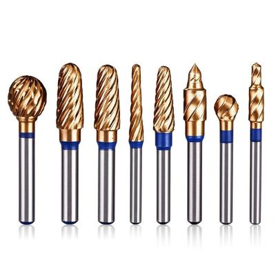 14 Bộ trục dài Bộ trục quay Carbide 3mm để đánh bóng