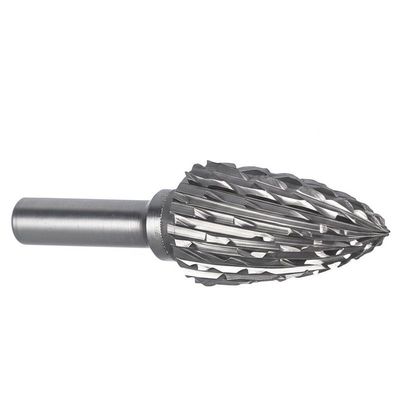 Máy mang bóng Carbide quay Burr hình nón Hình dạng cây chống mài mòn
