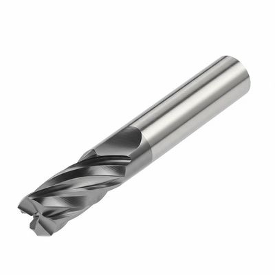 4 Máy cắt có thể lập chỉ mục Flute Carbide phẳng D10 Hrc45 Hrc55 Hrc65 Máy nghiền kết thúc rắn