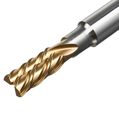 Vonfram rắn Cnc Carbide End Mill 60 Hrc Metal 3 4 Flute 20mm