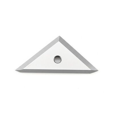 Tùy chỉnh xi măng Tungsten Carbide hợp kim tam giác lỗ duy nhất vị trí Blade vải phim cắt máy công nghiệp dao