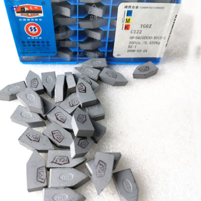 Kích thước tùy chỉnh Kháng mòn cao Tungsten Carbide Brazed Tips với YG6 YG6X YG8 YG9C YG11C YG13C Specification hợp kim