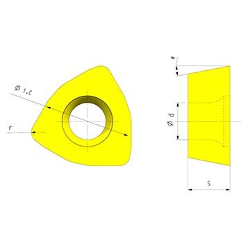 Lưỡi phay CNC độ cứng HRA90 với bảo hành 3 năm và tuổi thọ làm việc dài hơn cho Trung tâm gia công CNC