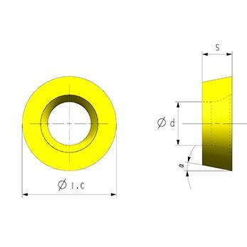 RPMV CNC Insert với vật liệu siêu cứng và góc 11 ° cho chế biến đồng chính xác trong sản xuất điện tử