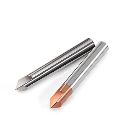 Tungsten Carbide End Mill với góc 90 ° và Chamfer cho chế biến hình dạng phẳng trong thép và hợp kim nhôm