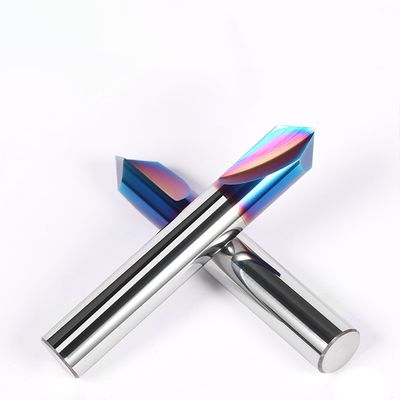 65° 2 Flute Chamfering Tool with 90° Angle Tungsten Carbide Milling Cutter cho thép không gỉ