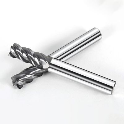 35 ° Helix Angle 0.6um Cây hạt kích thước 1-12mm cắt đường kính Tungsten Carbide cuối máy xay cho CNC Machining