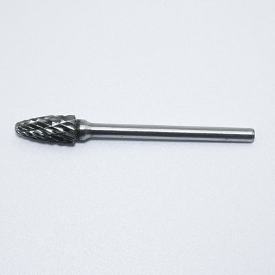 10 miếng sáng không phủ Tungsten Carbide Rotary Burr cho thép không gỉ với 1/8 " 3mm Shank