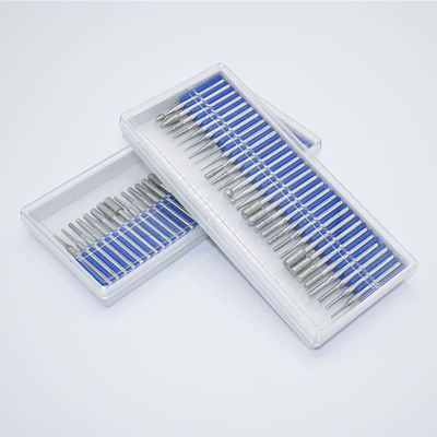 10 miếng sáng không phủ Tungsten Carbide Rotary Burr cho thép không gỉ với 1/8 " 3mm Shank