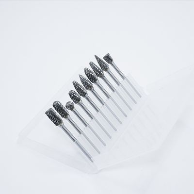 3mm loại L chính xác cao sáng không phủ Carbide Rotary Burr cho gia công kim loại