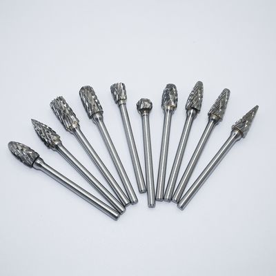 N loại nón đảo ngược cao độ chính xác Carbide Rotary Burr cho gia công kim loại
