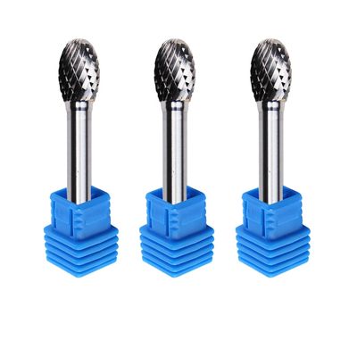 6mm Loại E Se Hình dạng Vonfram Carbide Burr dài 1/4 inch Shank cạnh Tệp quay