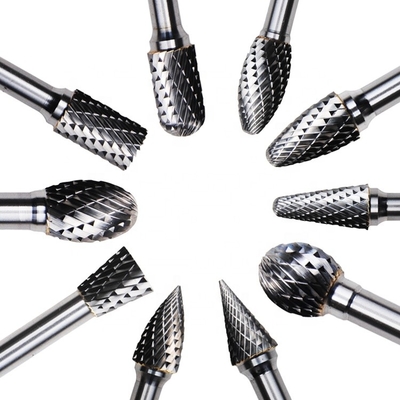 14 Vòng quay 3mm 6mm 1 &quot;Đường kính Kết thúc Cắt Carbide Vòng quay Mũi khoan móng tay