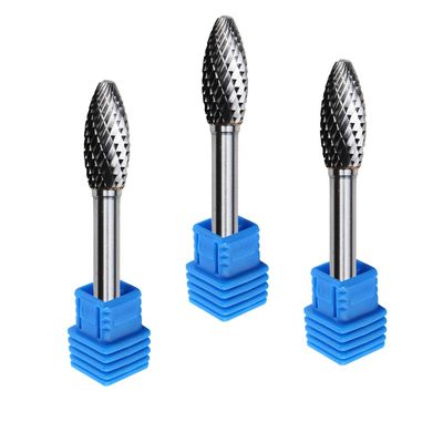 M6 Vonfram cacbua Burr dài Đơn 1/2 "12 Đường kính chuôi cắt cuối Collet
