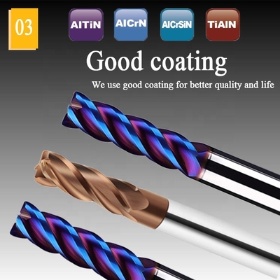 4 Sáo Tungsten Carbide End Mill
