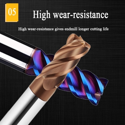 4 Sáo Tungsten Carbide End Mill