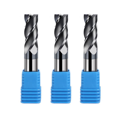 4 Máy cắt có thể lập chỉ mục Flute Carbide phẳng D10 Hrc45 Hrc55 Hrc65 Máy nghiền kết thúc rắn