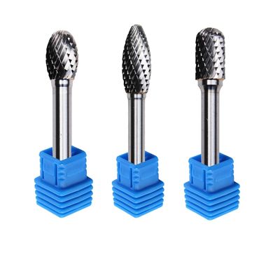 14 Bộ trục dài Bộ trục quay Carbide 3mm để đánh bóng