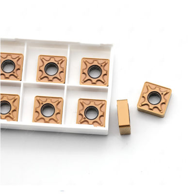 Máy tiện CNC Xi măng Công cụ cắt cacbua SNMG120404 Chèn hoàn thiện bằng thép