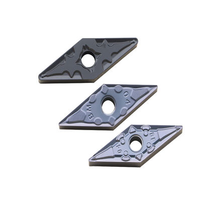 Cắt nhanh VNMG1604 Chèn cacbua ngoài tiện CNC để gia công thép