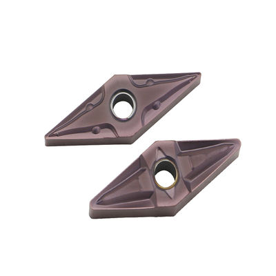 Cắt nhanh VNMG1604 Chèn cacbua ngoài tiện CNC để gia công thép